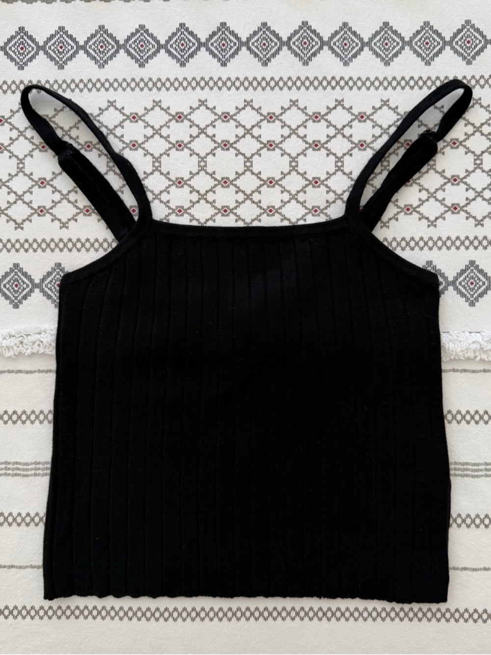 ✨3x$30✨ H&M Black Ribbed Cami Tank Top